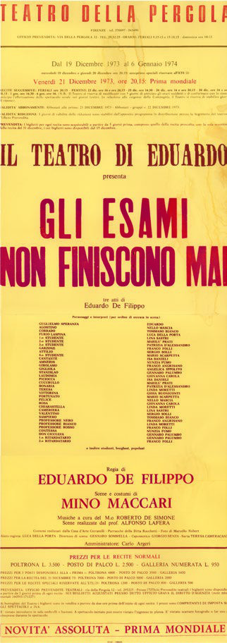 Gli esami non finiscono mai Gli esami non finiscono mai